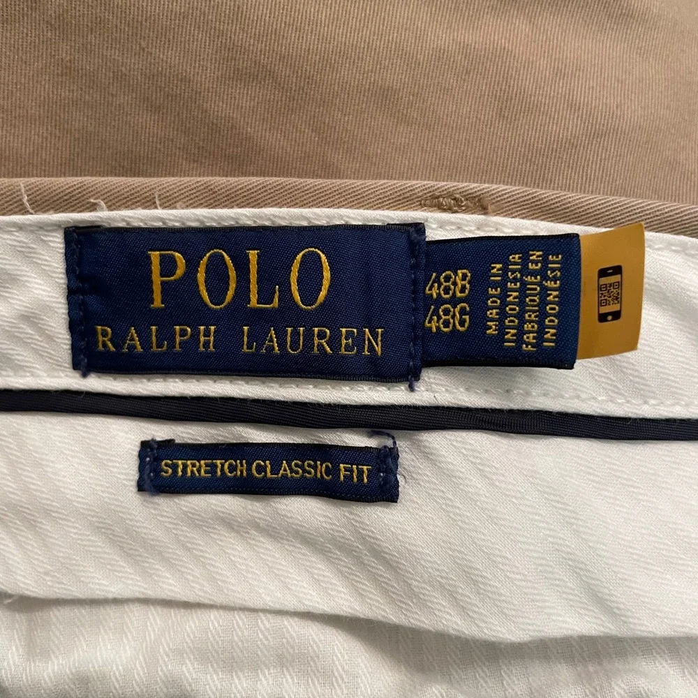 Polo Ralph Lauren Men Big & Tall 48 Tan All Over Pony Stretch Classic Fit Shorts